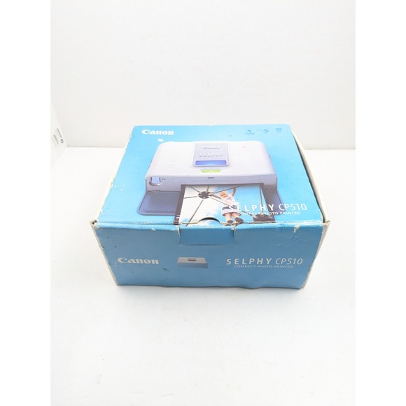 Canon Selphy CP510 Compact Photo Printer w/ Box Power Adapter USB‎ & Paper Tray - Picture 16 of 16